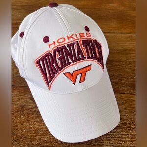 EUC Virginia Tech Hokies White Baseball Cap Hat